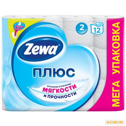 Туалетная бумага Zewa Плюс