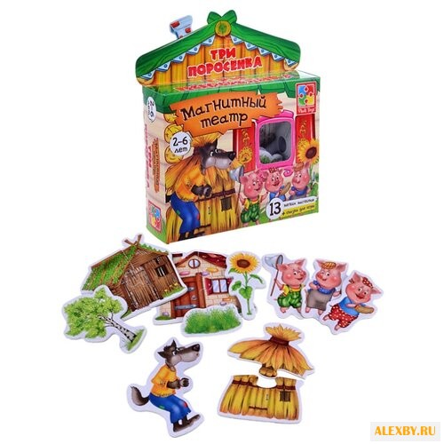 Vladi Toys Магнитный театр Три