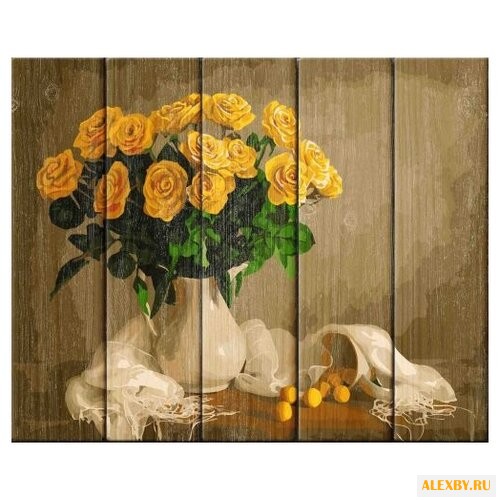 DALI Картина по номерам Желтые