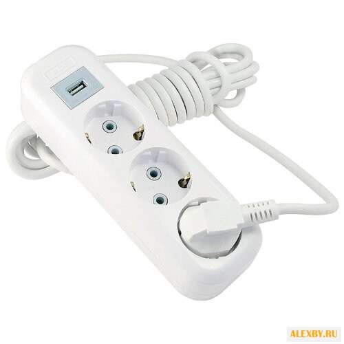 Удлинитель LUX У3-Е-USB 3 м