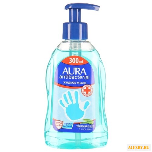 Мыло жидкое Aura увлажняющее с