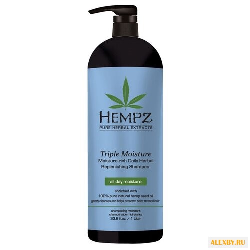 Hempz шампунь Triple Moisture