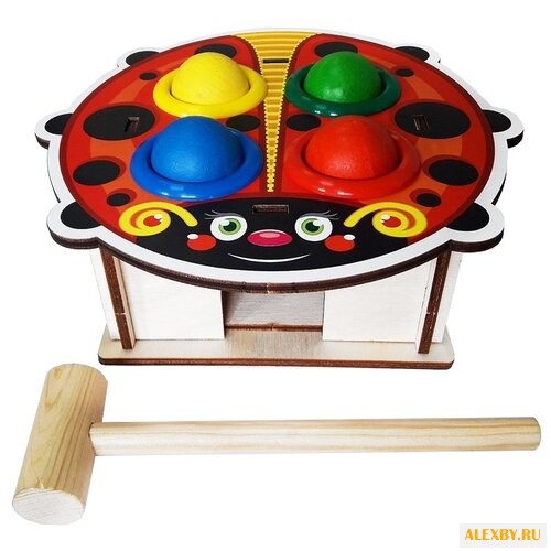 Стучалка Woodland Божья коровка