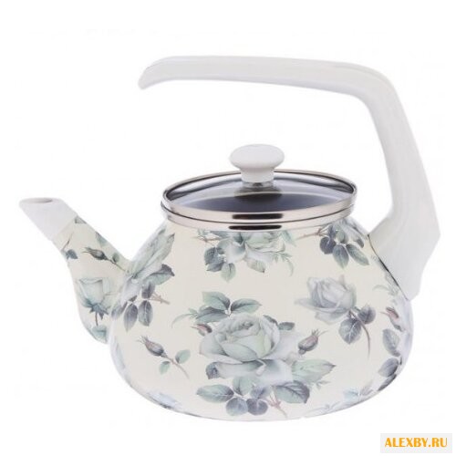 Интерос Чайник Белая роза 2362