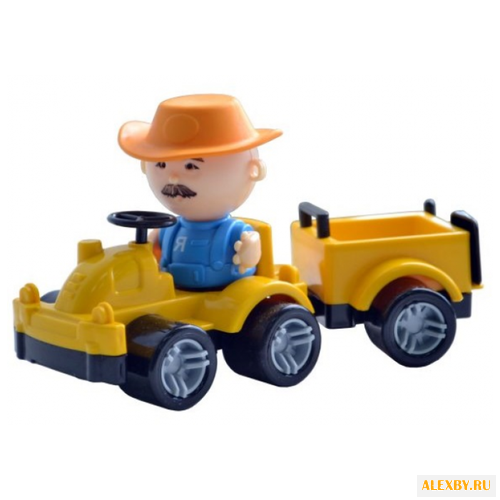 Трактор Форма с прицепом и