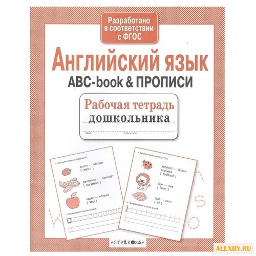 Рабочая тетрадь дошкольника.