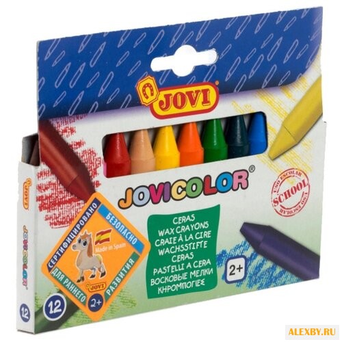 JOVI Мелки восковые 12 цветов