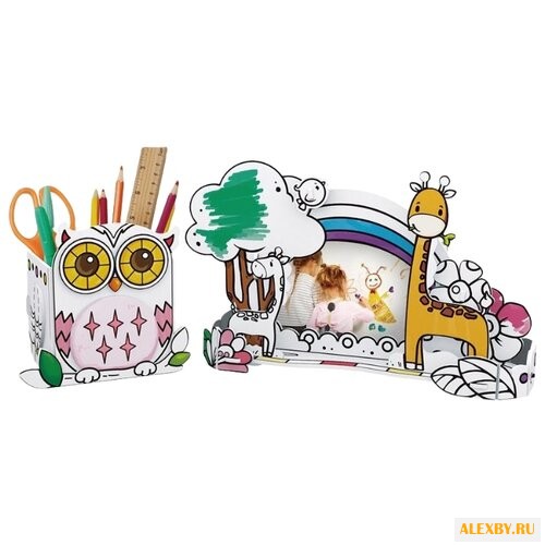 CubicFun 3D пазл-раскраска Сова