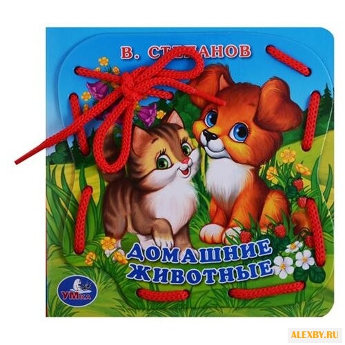 Умка Книжка со шнурком Домашние