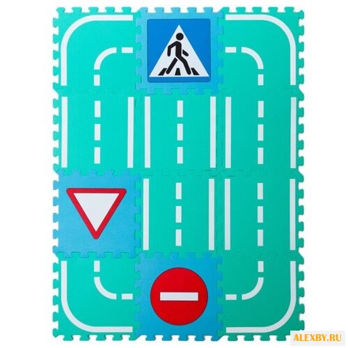 Коврик-пазл MD Автодорога со