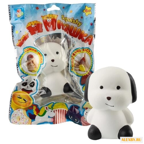 Игрушка-мялка 1 TOY Собачка