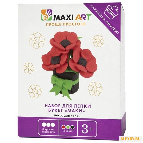 Масса для лепки Maxi Art Букет