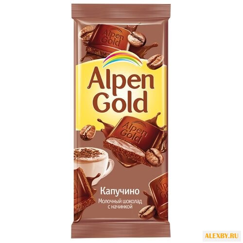 Шоколад Alpen Gold молочный с