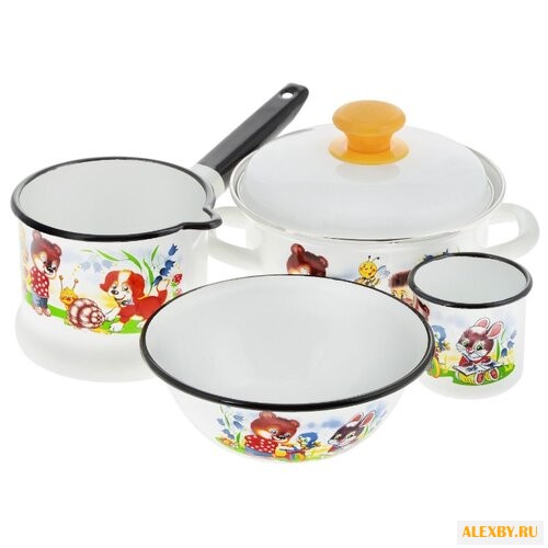 Набор посуды КМЗ Улыбка 5 пр.