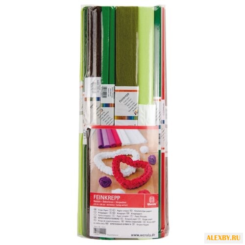 Цветная бумага крепированная в