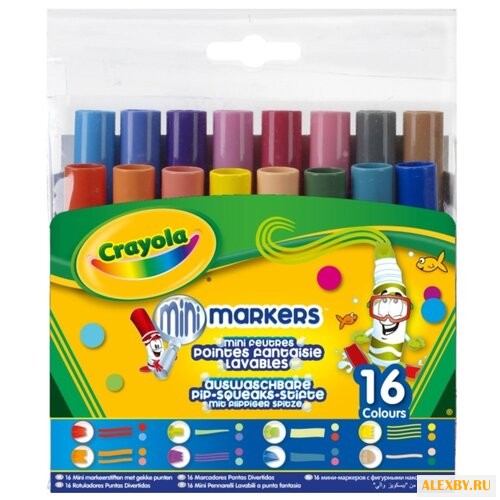 Crayola Мини-фломастеры с