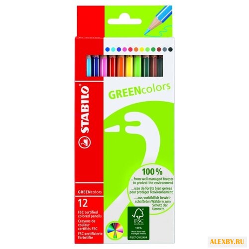 STABILO Цветные карандаши GREEN