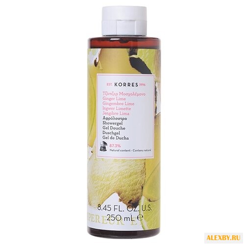 Гель для душа KORRES Ginger lime