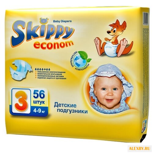 Skippy подгузники Econom 3 4-9