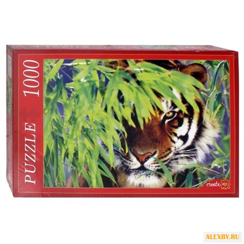 Пазл Рыжий кот Затаившийся тигр