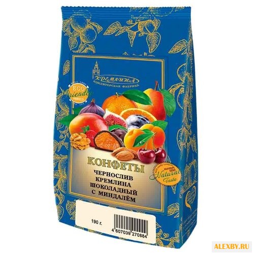 Конфеты Кремлина чернослив в
