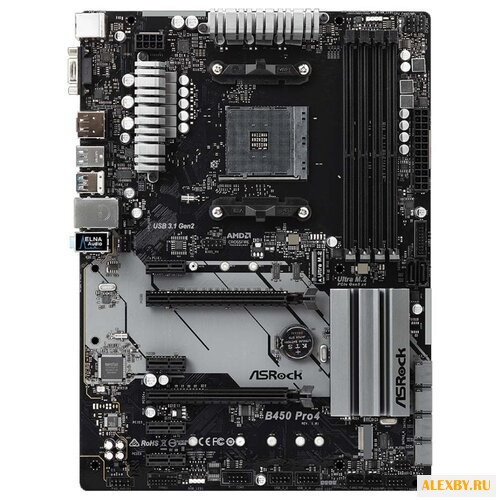 Материнская плата ASRock B450