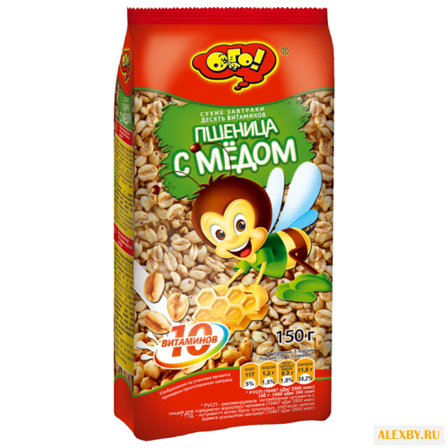 Готовый завтрак ОГО! Пшеница с