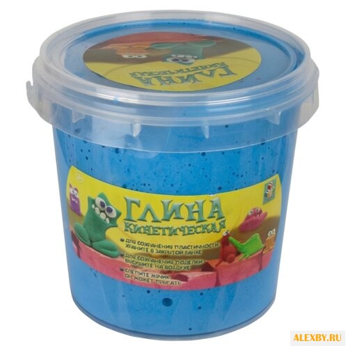 Полимерная глина 1 TOY голубая