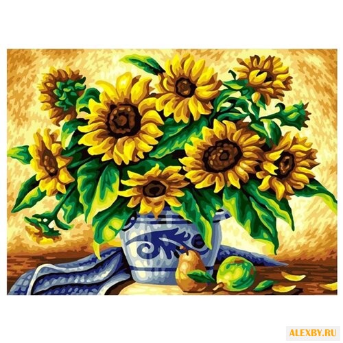 Рыжий кот Картина по номерам