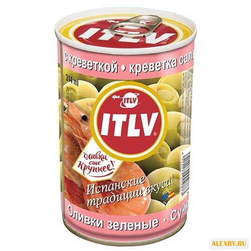 ITLV Оливки зеленые с креветкой