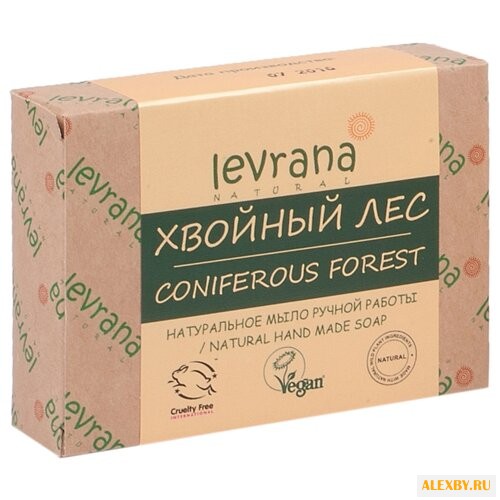 Мыло кусковое Levrana Хвойный