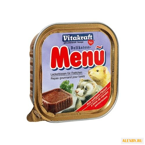 Корм для хорьков влажный