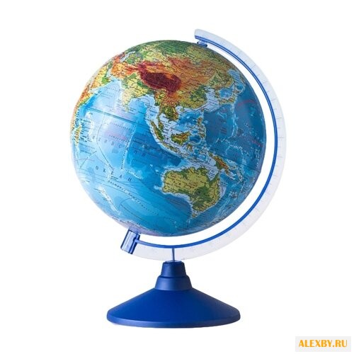 Глобус физико-политический