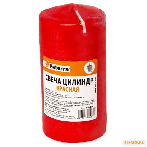 Свеча Paterra цилиндр 6*12 см