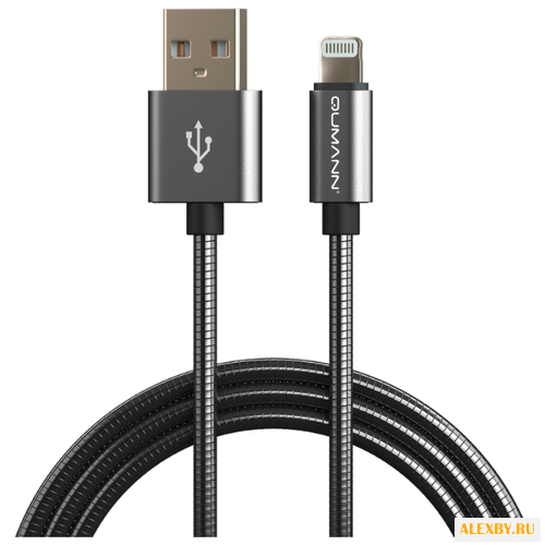 Кабель Qumann USB - Lightning 1 м