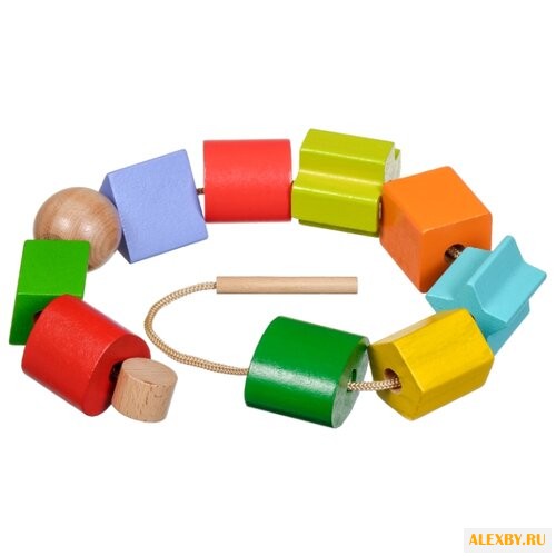 Шнуровка Игрушки из дерева