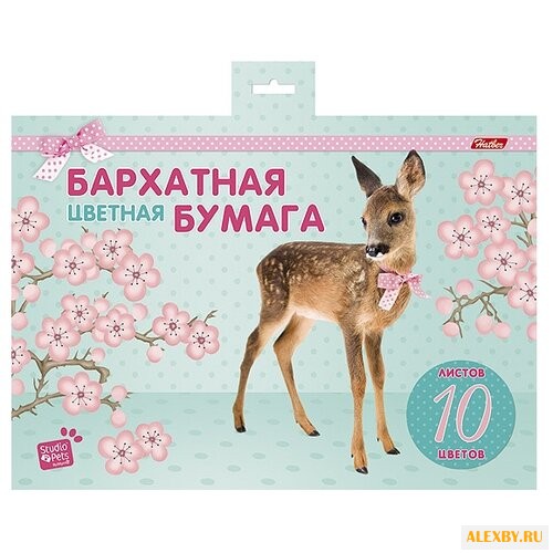 Цветная бумага бархатная