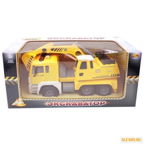 Экскаватор ABtoys со световыми