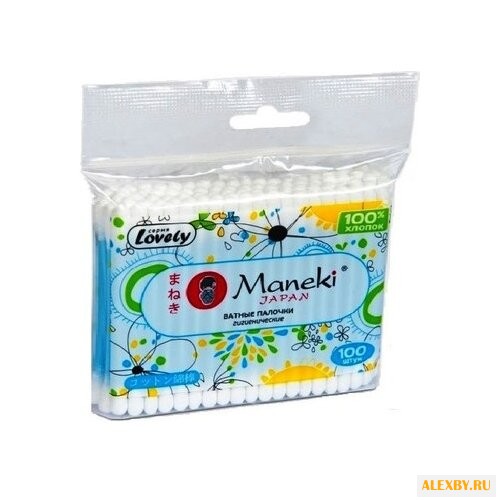 Ватные палочки Maneki Lovely с
