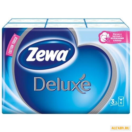 Платочки Zewa Deluxe 21 х 21