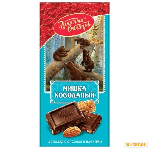 Шоколад Красный Октябрь Мишка