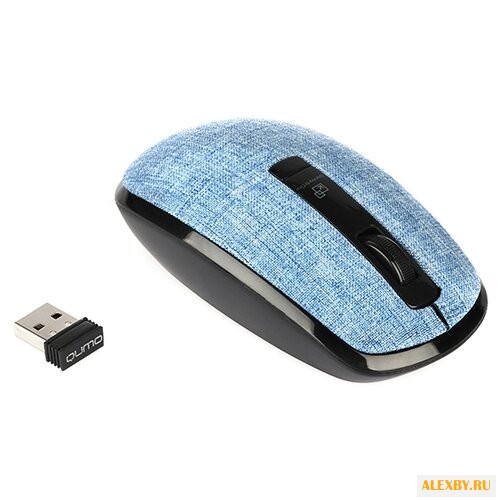 Мышь Qumo Jean M45 Black-Blue USB