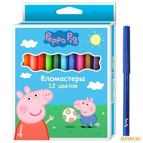 РОСМЭН Фломастеры Свинка Пеппа
