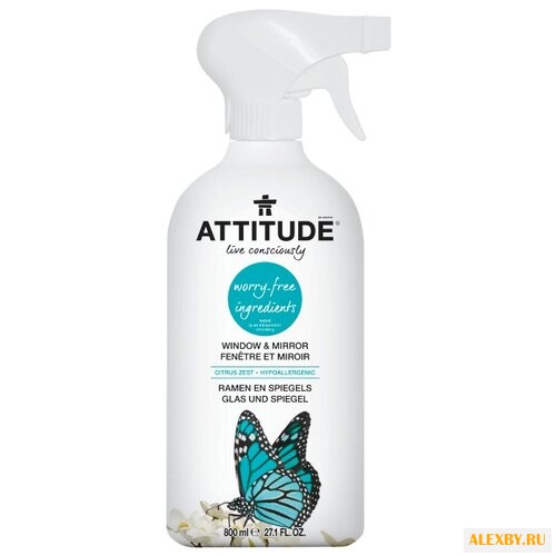 Спрей ATTITUDE Window & Mirror