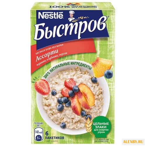 Быстров Каша овсяная Ассорти