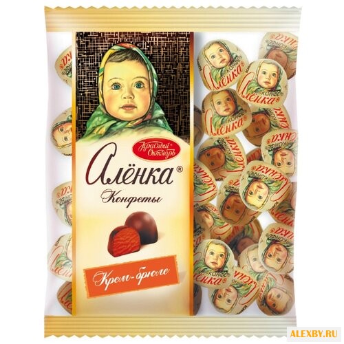 Конфеты Алёнка крем-брюле купол