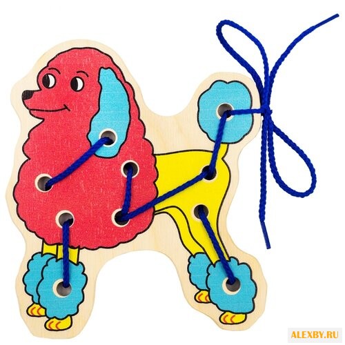 Шнуровка Alatoys Пудель ШН09