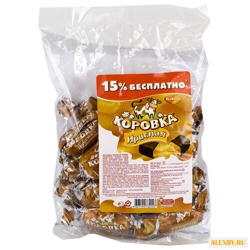 Конфеты Коровка ирисная пакет