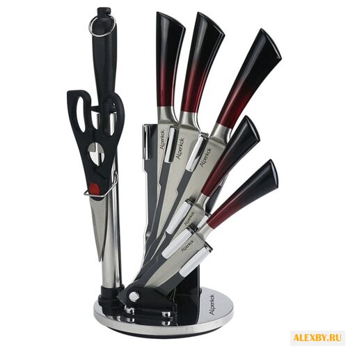Набор Alpenkok 5 ножей ножницы