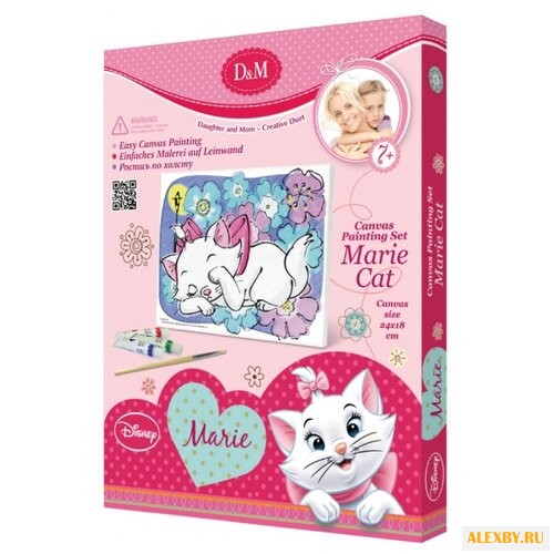 D&M Картина по контурам Сладкие